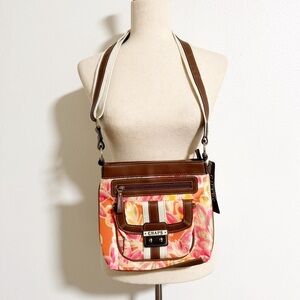 NEW Chaps Marcie Monterey Floral Crossbody Purse